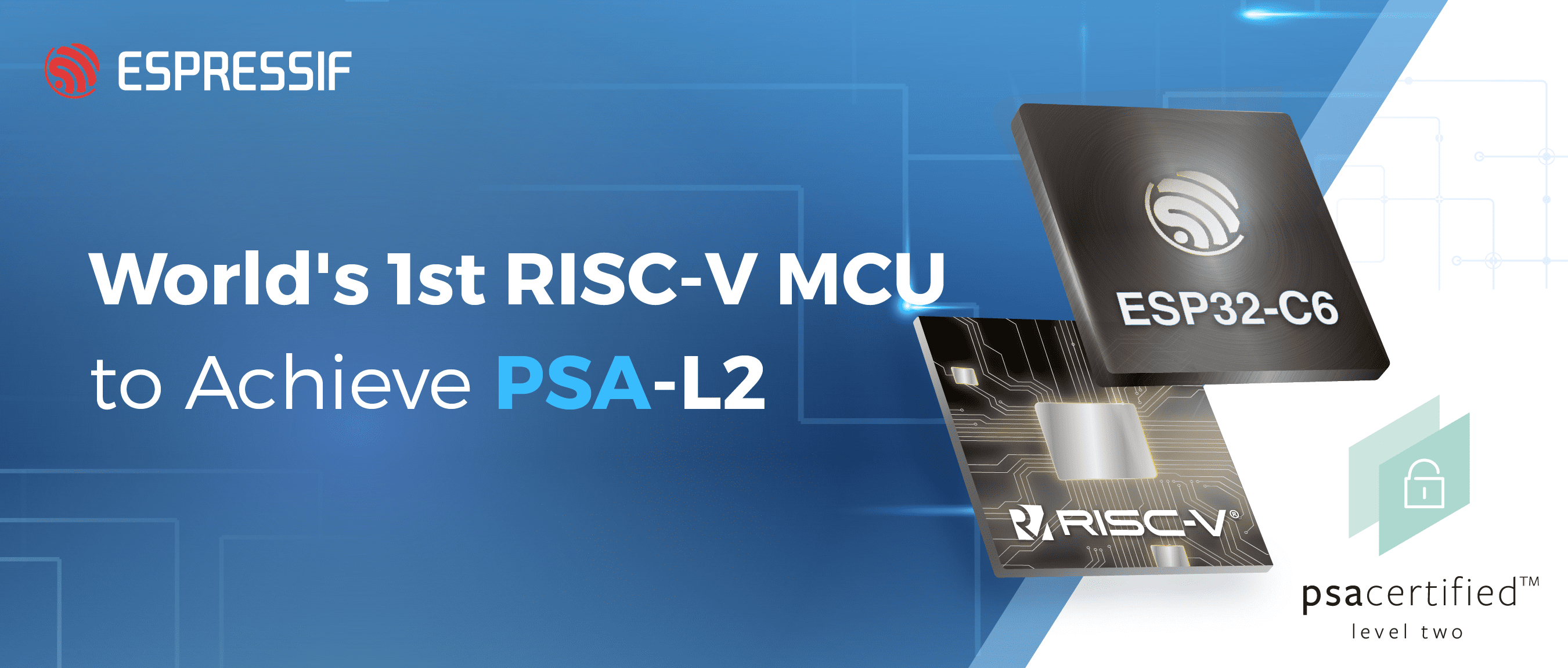 O primeiro microcontrolador RISC-V com a certificação PSA-L2