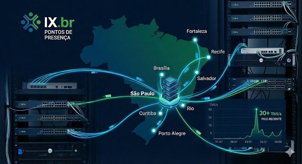 IX.br: o maior ponto de troca de tráfego do mundo